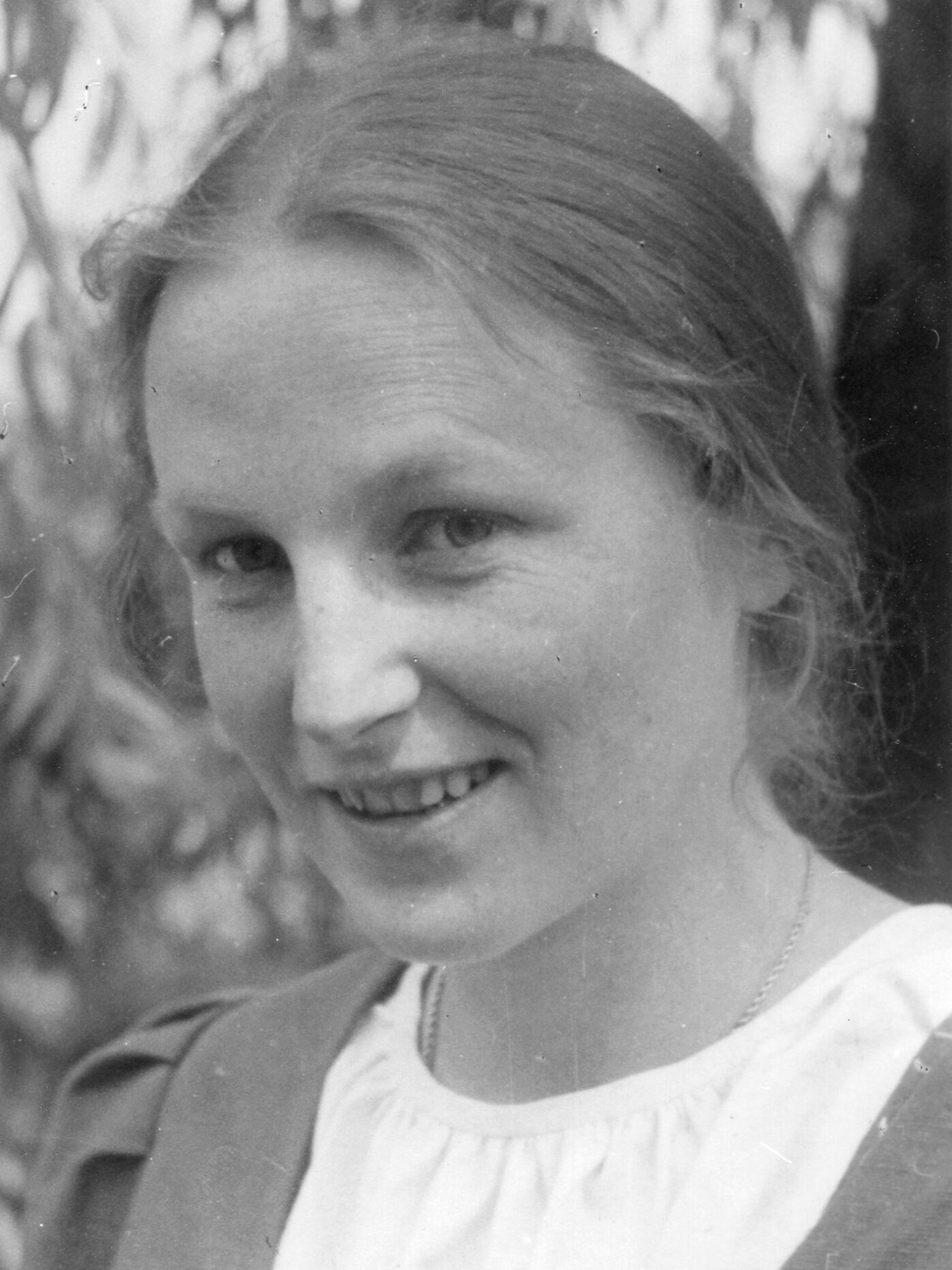 Susanne Hirzel. schwarz-weiß Foto