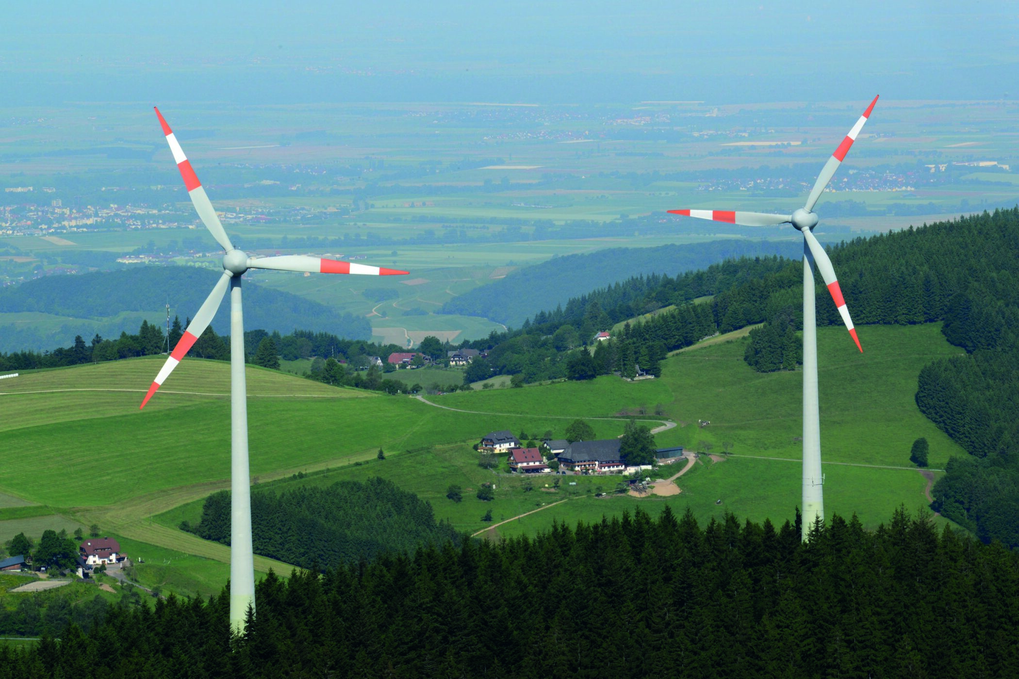 Windräder bei Freiburg