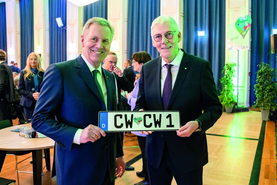 Ex-Bundespräsident Wulff und Landrat Riegger feierten das Kreisjubiläum in Calw.