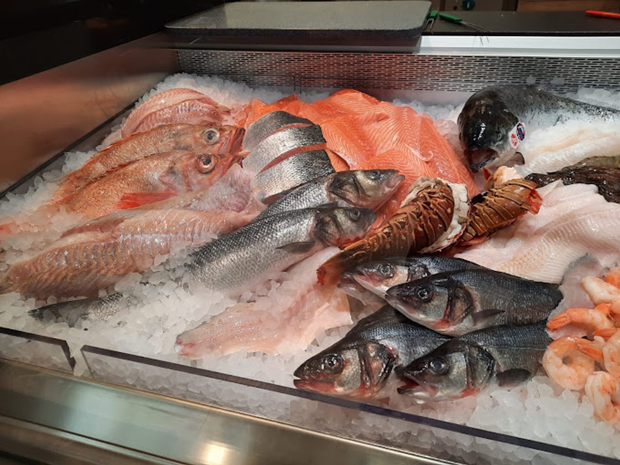 Fisch auf der Ladentheke
