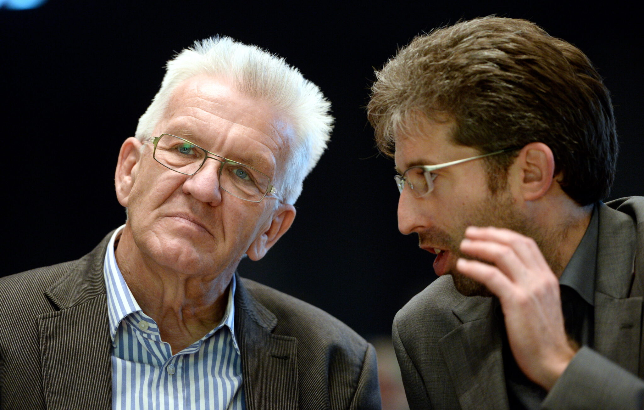 Winfried Kretschmann und Boris Palmer