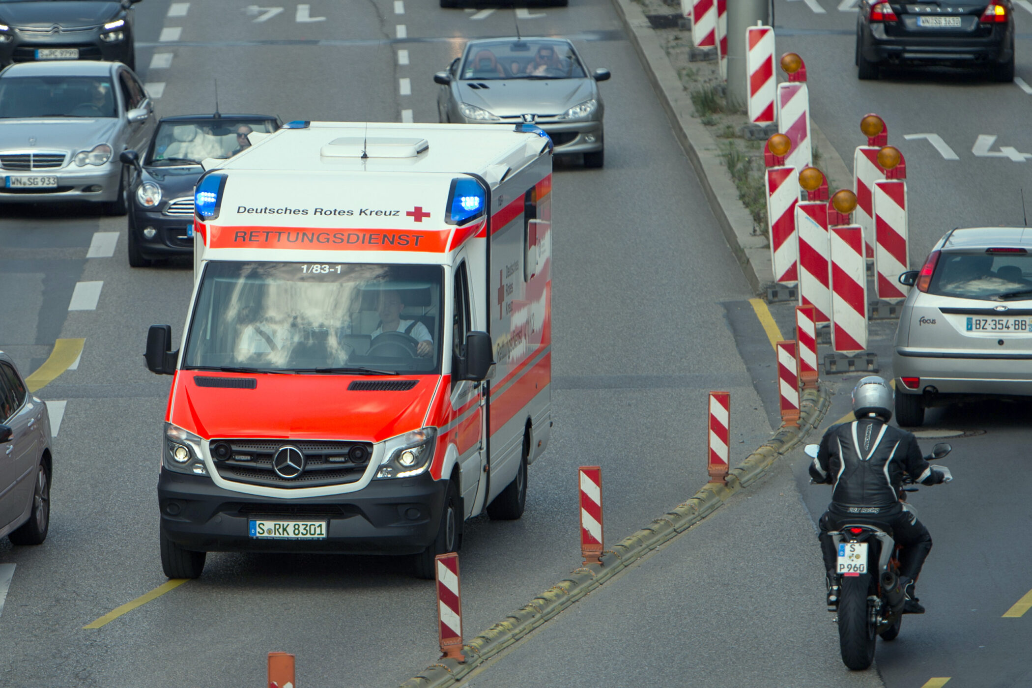 Rettungswagen in Stuttgart