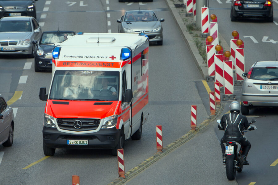 Rettungswagen in Stuttgart