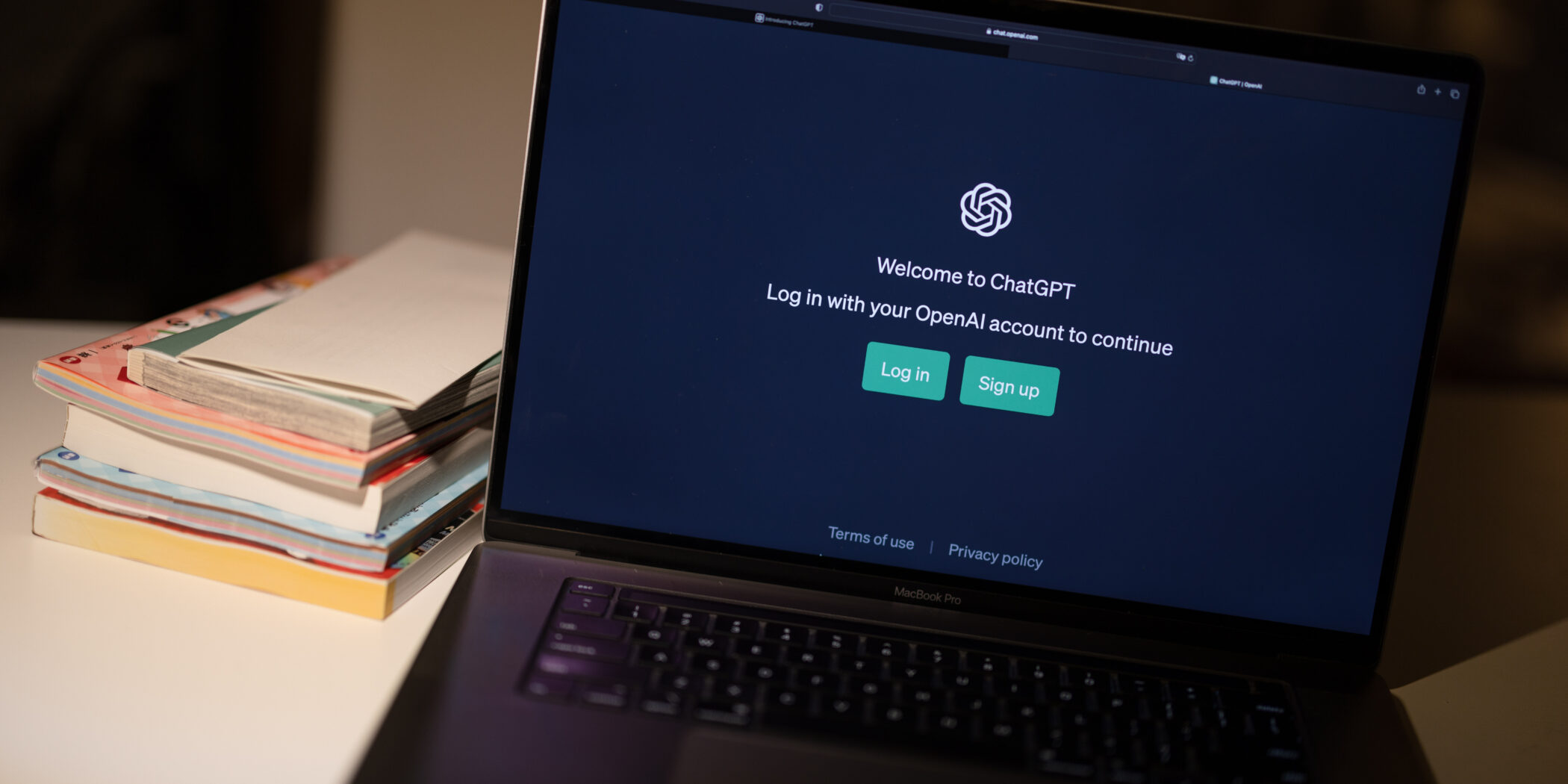 ChatGPT auf Laptop