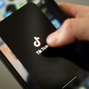 Tiktok auf einem Smartphone