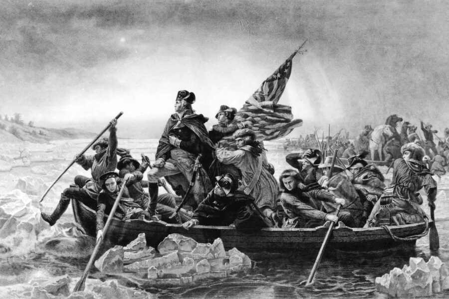 „Washington crossing the Delaware“