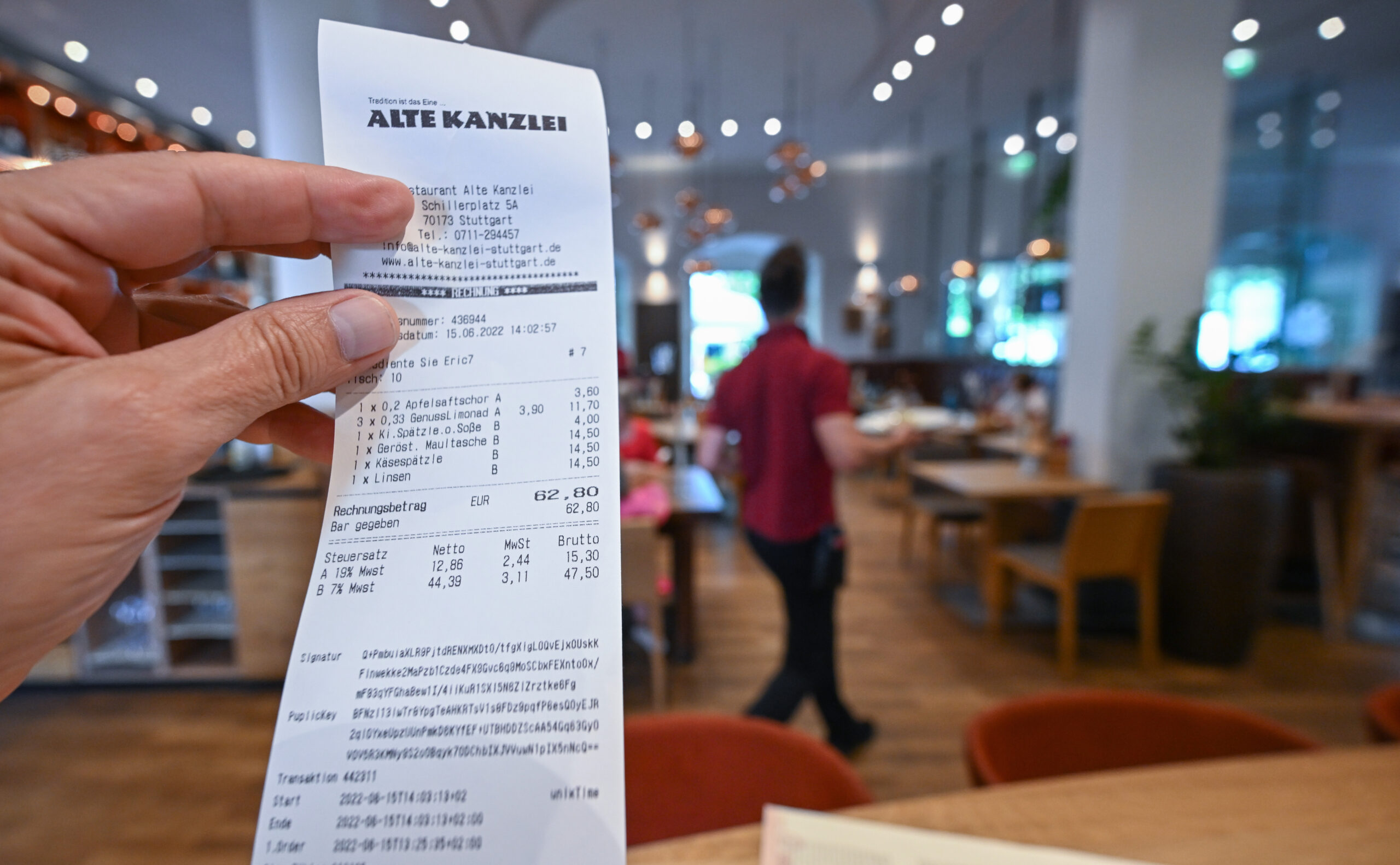  Foto zu Regelung läuft Ende 2023 aus: Wieder volle Mehrwertsteuer im Restaurant 